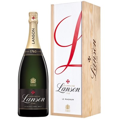 Send Magnum of Lanson Le Black Label Champagne 1.5L - Lanson Magnum Champagne Gift Online